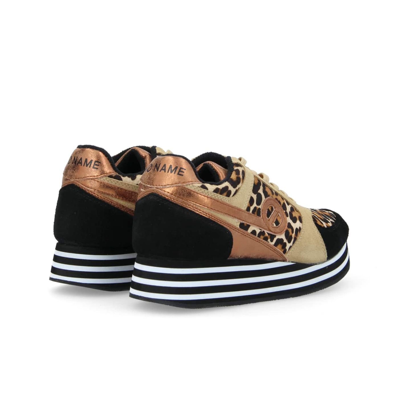 PARKO JOGGER W  -  LEO/SUEDE  - LEOPARDATO/NERO